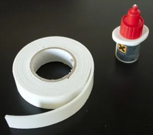 Double Sided Tape and Super glue Double Sided Tape and Super glue