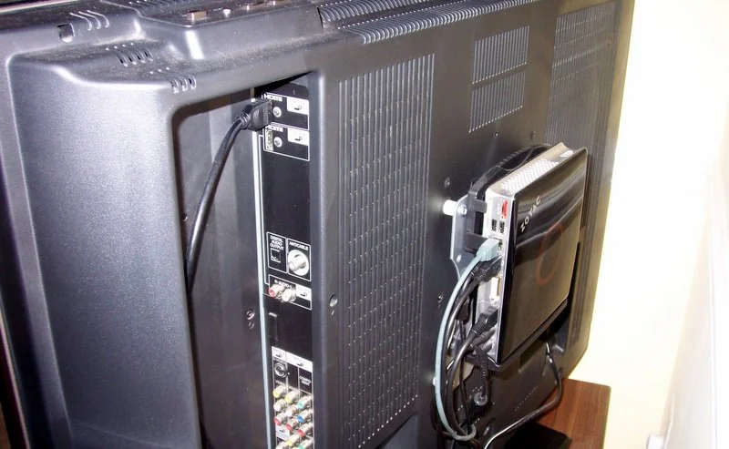 The other way to use a VESA mount The other way to use a VESA mount