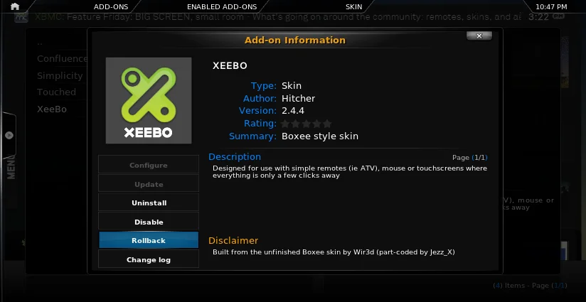 The Rollback Function The Rollback Function