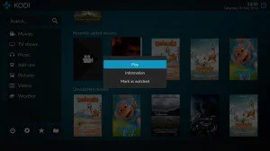 v17 homescreen context movies